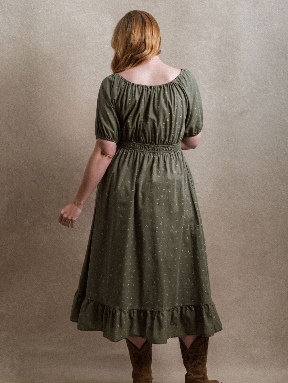 Neuflora Spring Hill Dress In Sage Floral Size Large - Picture 9 of 9